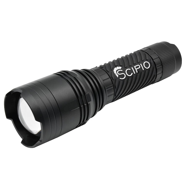 Scipio Tactical LED Flashlight 1000 Lumens 1903022R Zoro